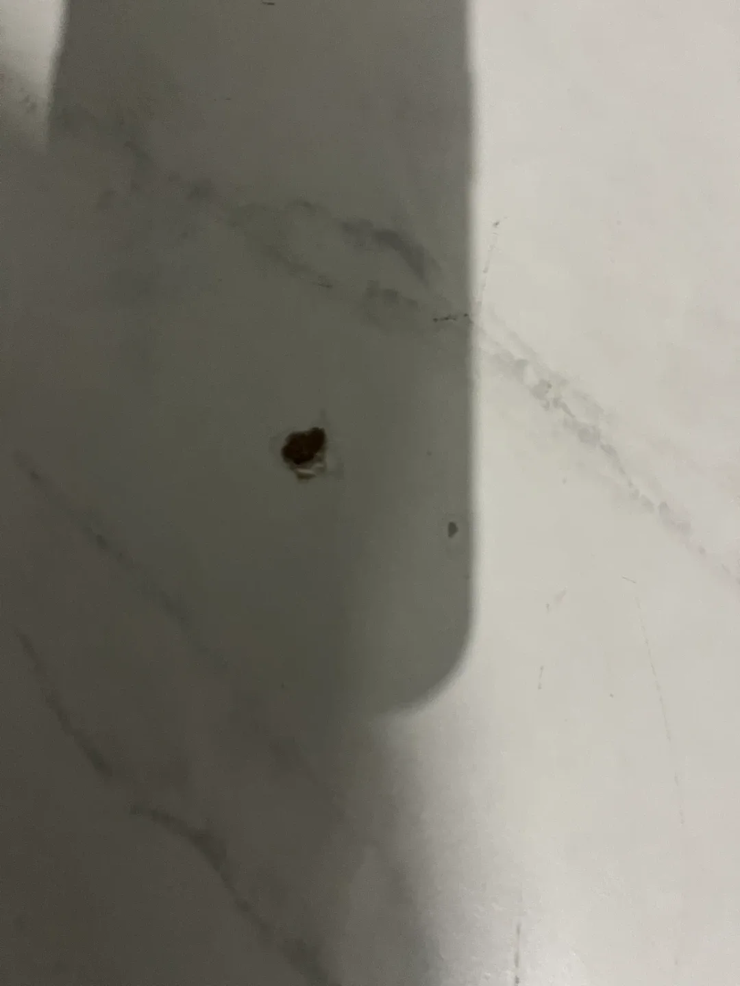 White faux plastic Marble Coffee Table with Chrome Legs image indicator(3)