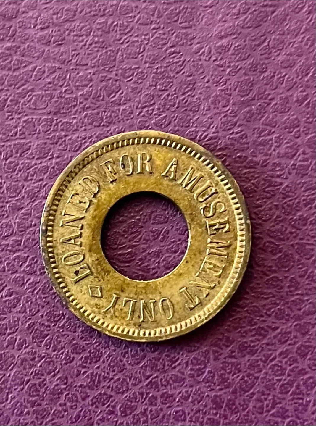 USA Amusement Token - "Loaned for Amusement Only" image indicator(3)