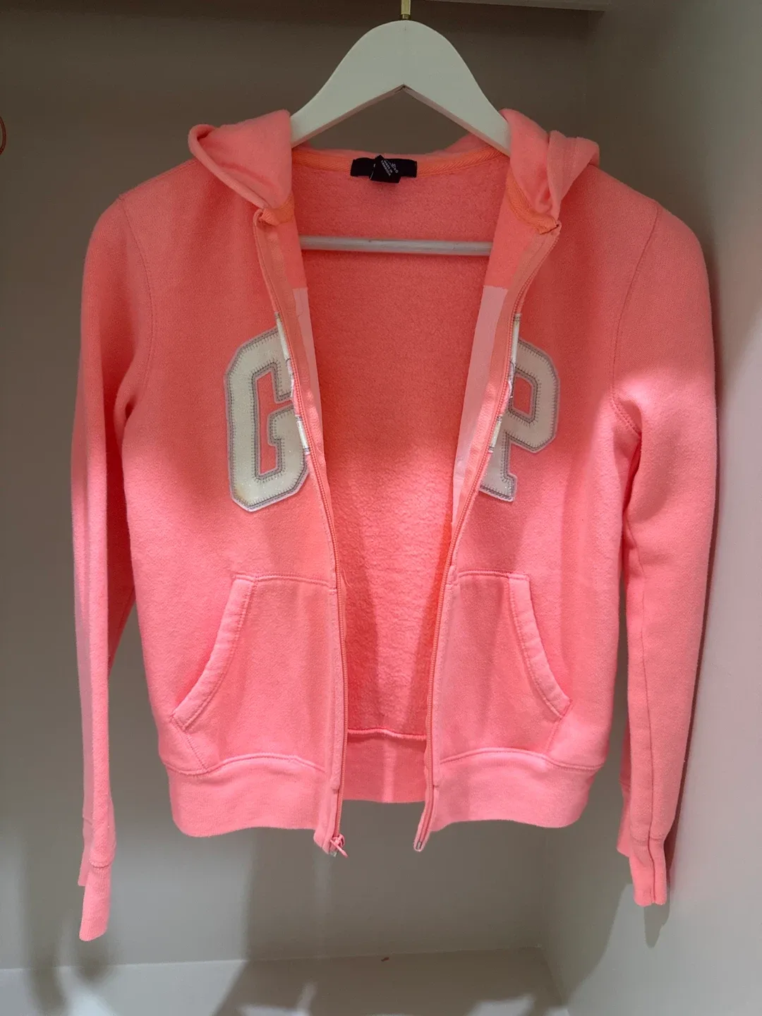 GAP Pink Zip-Up Hoodie. For around 140cm thumbnail