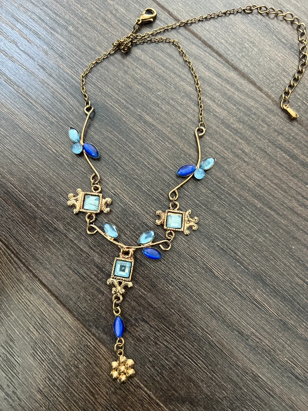 Blue & Gold Necklace