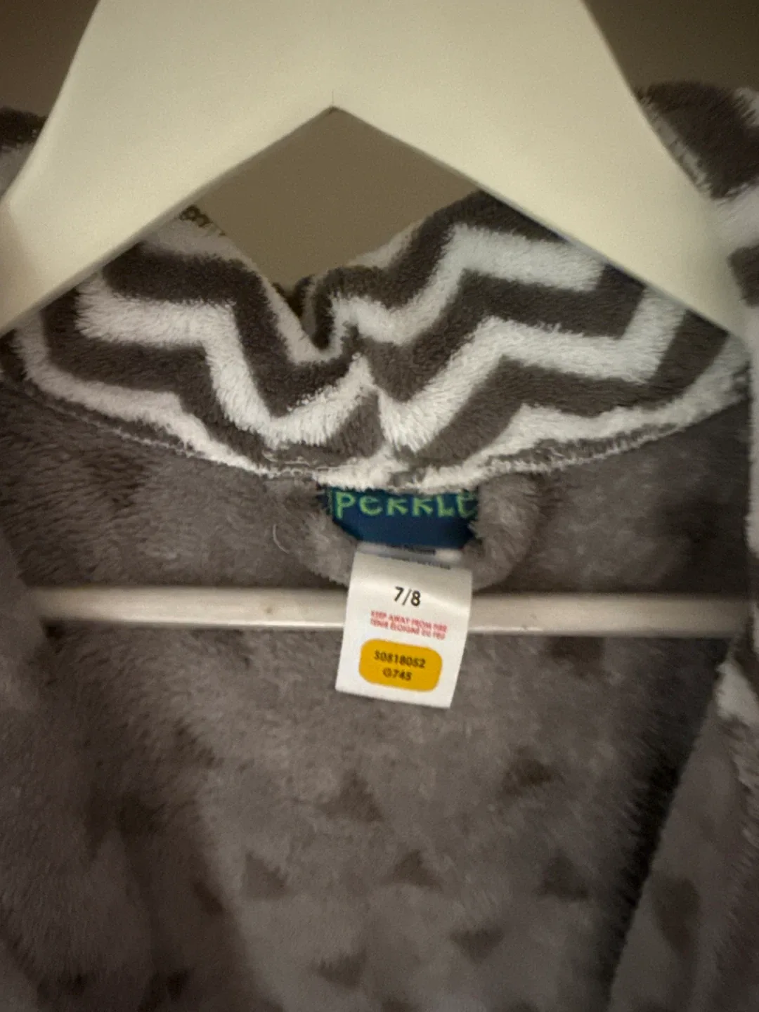 Perklo Kids Bathrobe - Size 7/8 image indicator(2)