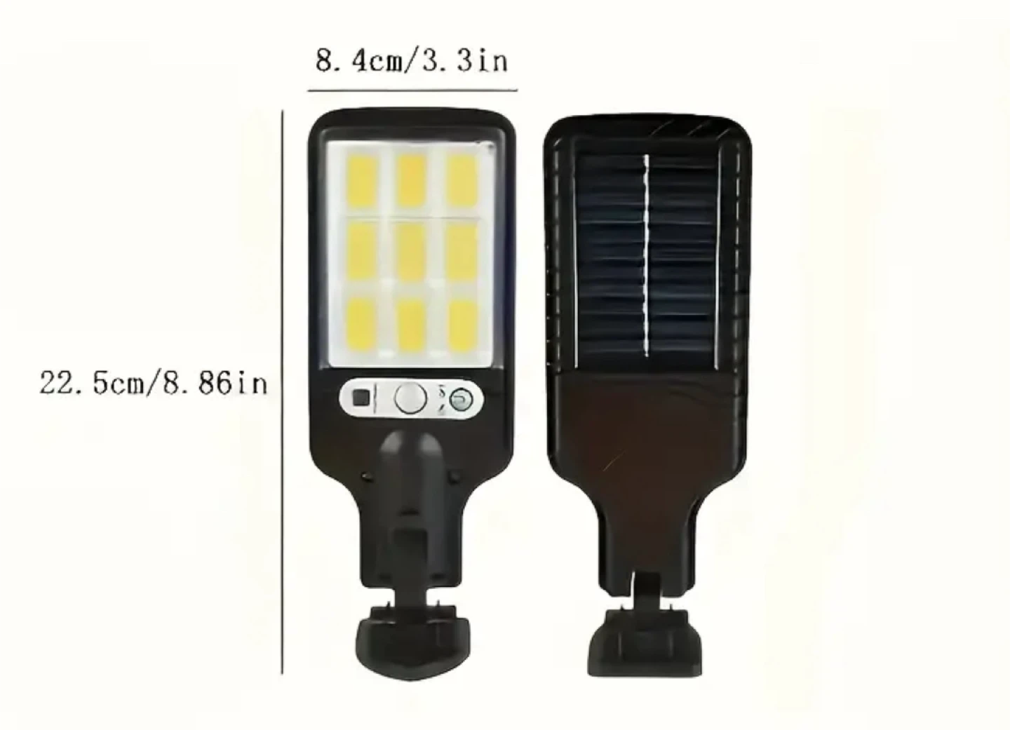 Outdoor Motion Sensor Solar Light w/ Remote - photo 3