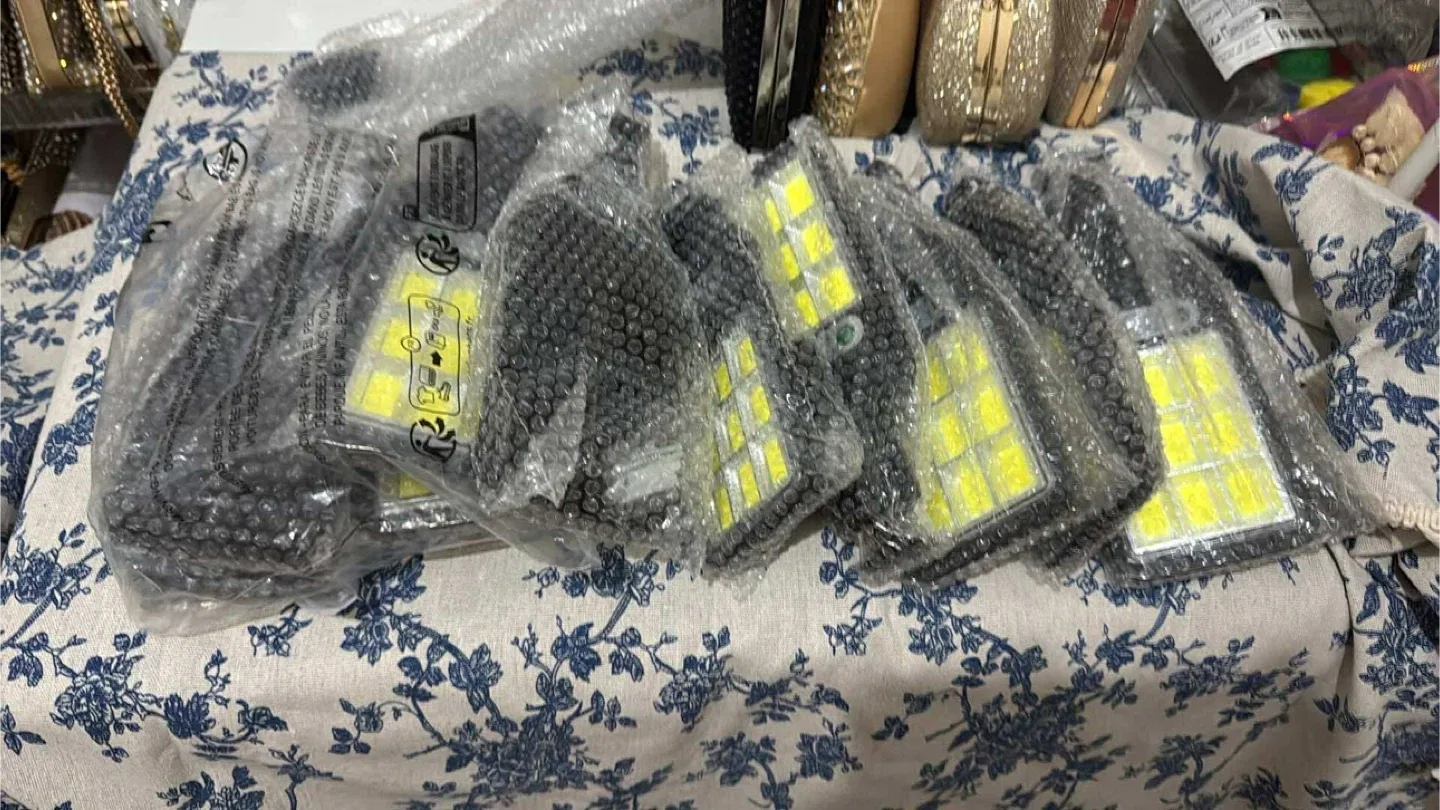 Outdoor Motion Sensor Solar Light w/ Remote image indicator(2)