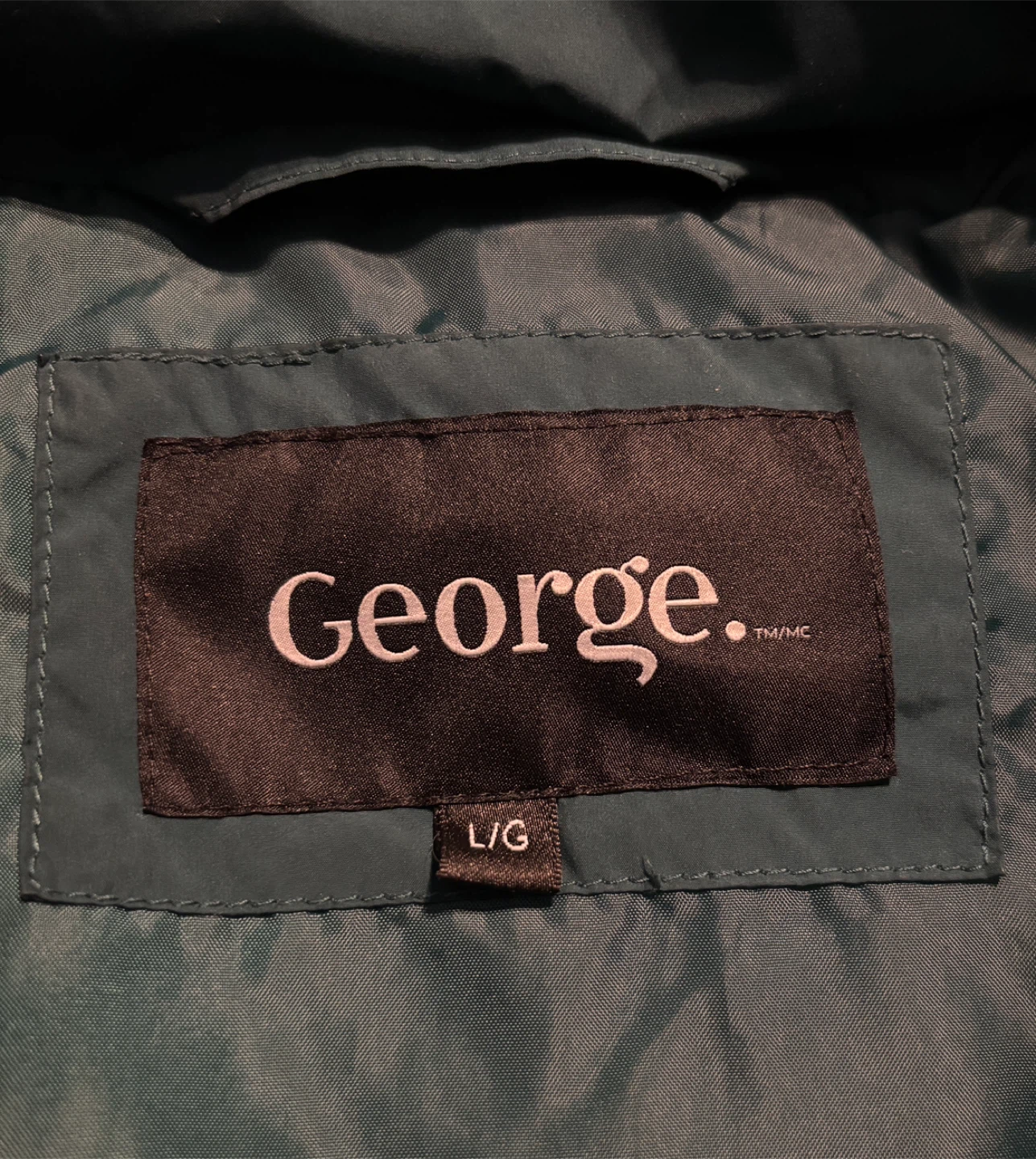 George Puffer Jacket - Size L/G - Dark Green - photo 3