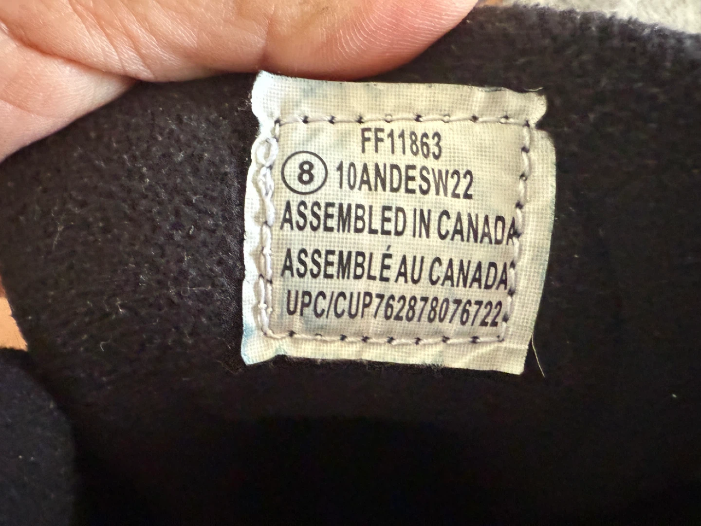 Ice Fields Black Winter Boots - Size 8 - photo 5