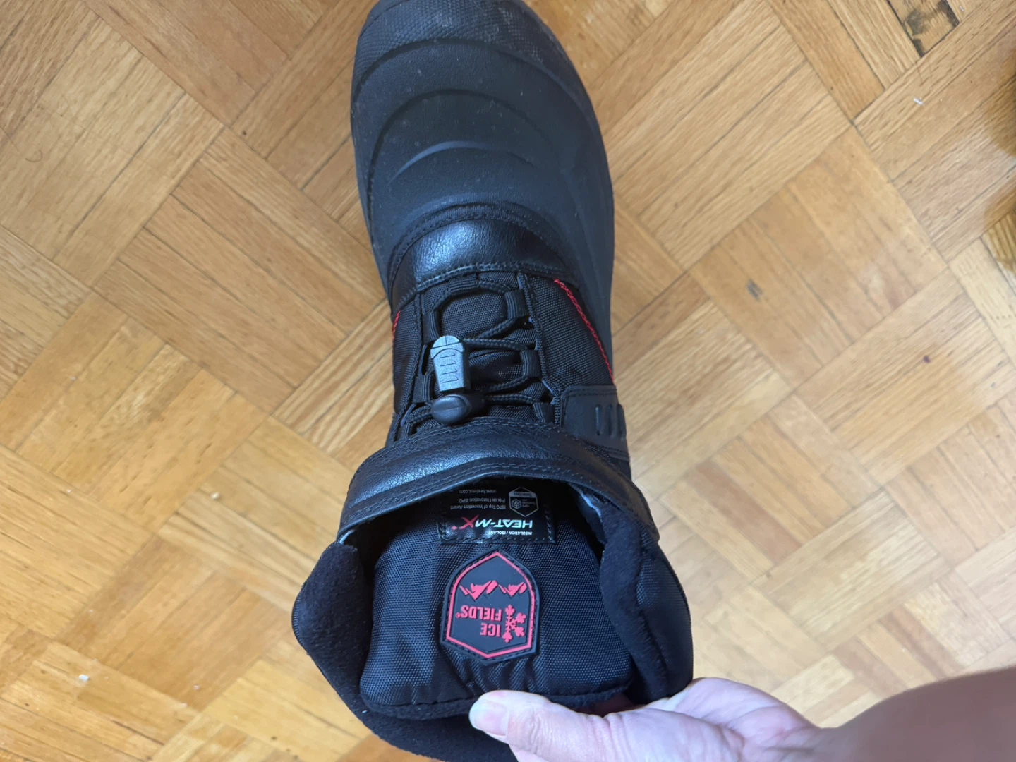 Ice Fields Black Winter Boots - Size 8 - photo 2