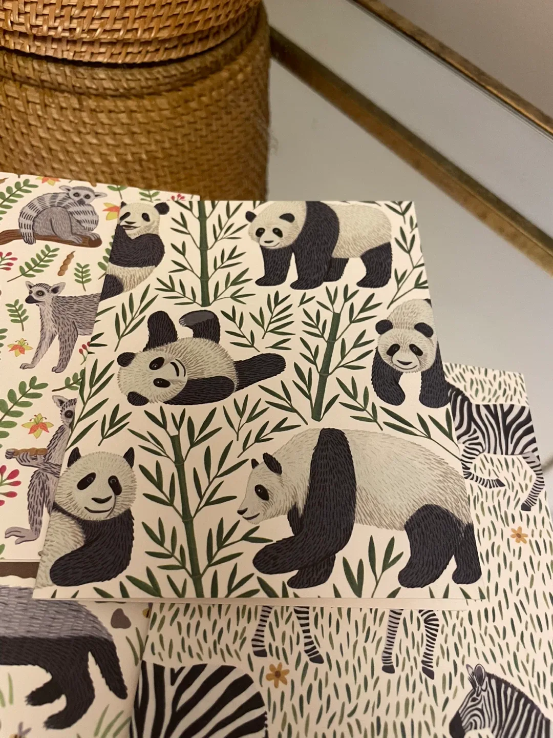 Animal Art  Folded Cards - Set of 8 NEW image indicator(6)