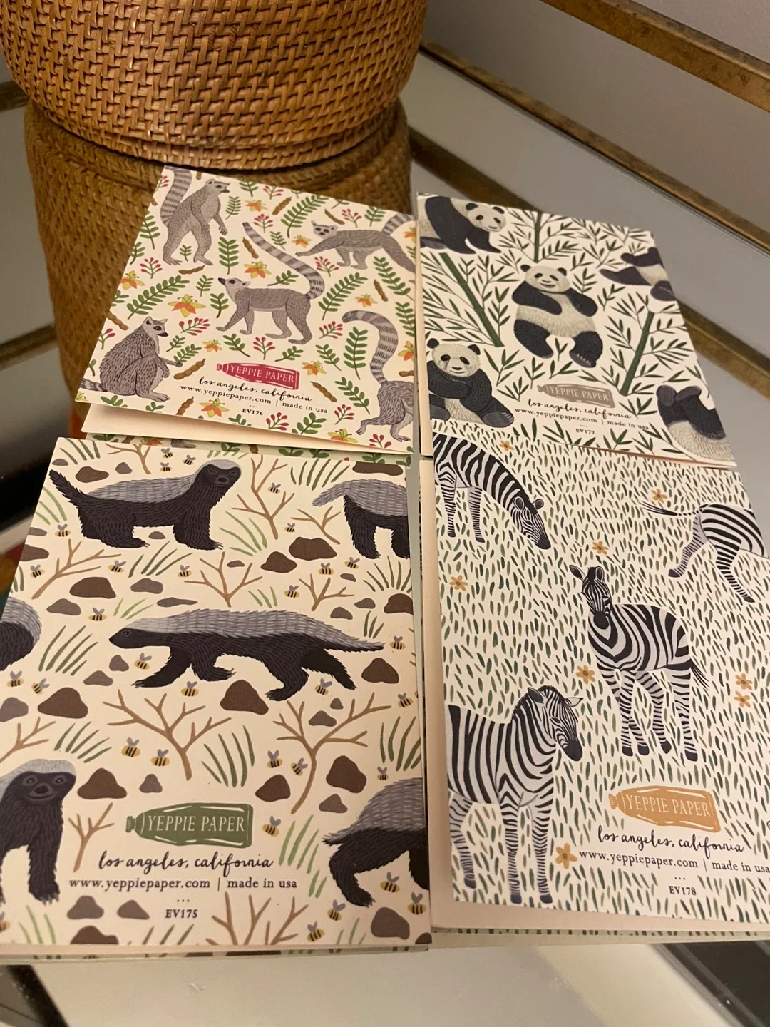 Animal Art  Folded Cards - Set of 8 NEW image indicator(5)