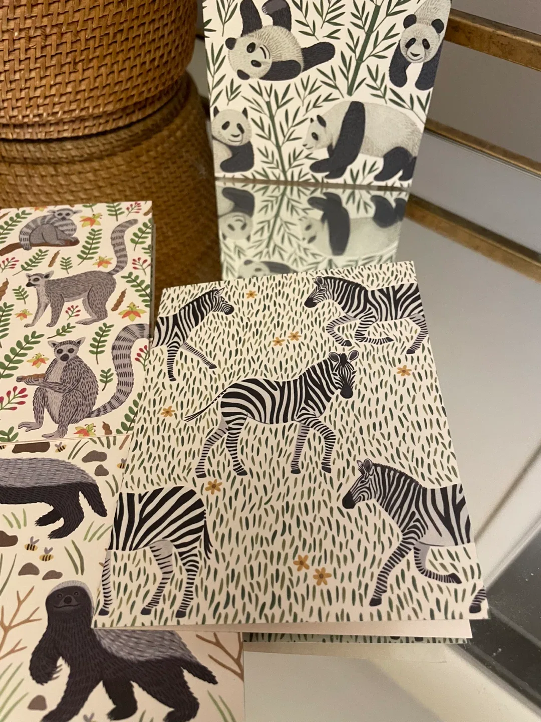 Animal Art  Folded Cards - Set of 8 NEW image indicator(7)