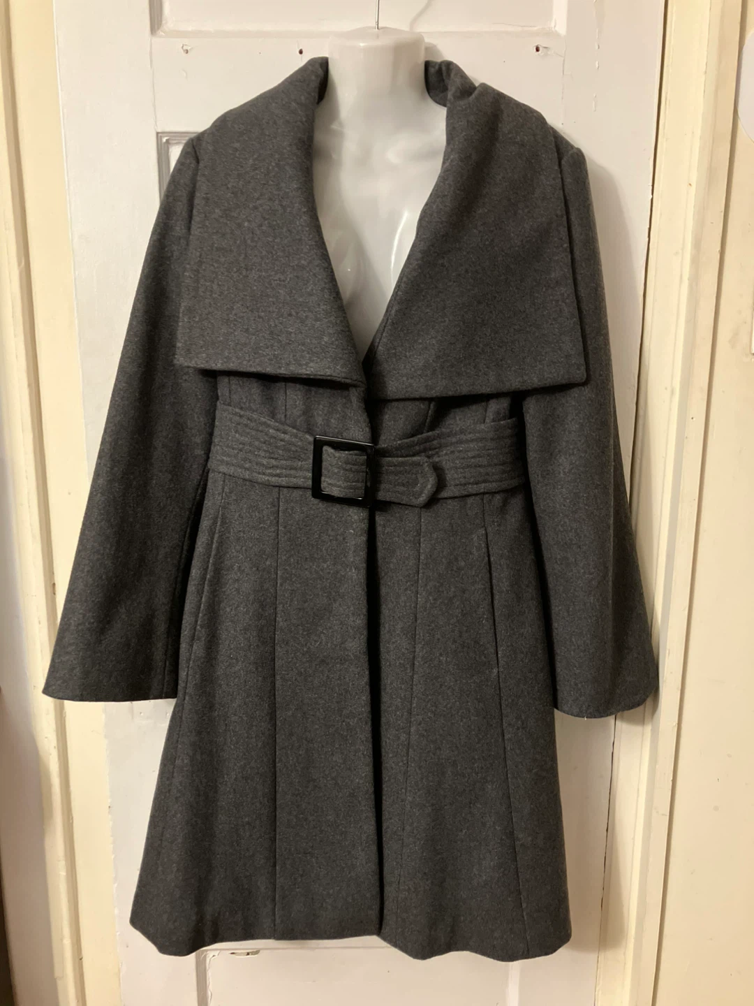Le Chateau Wool Blend Coat - Size M