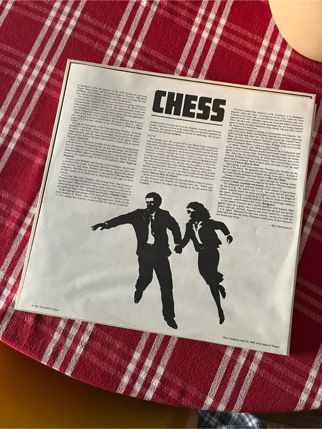 Chess - Original Broadway Cast Recording Vinyl image indicator(3)