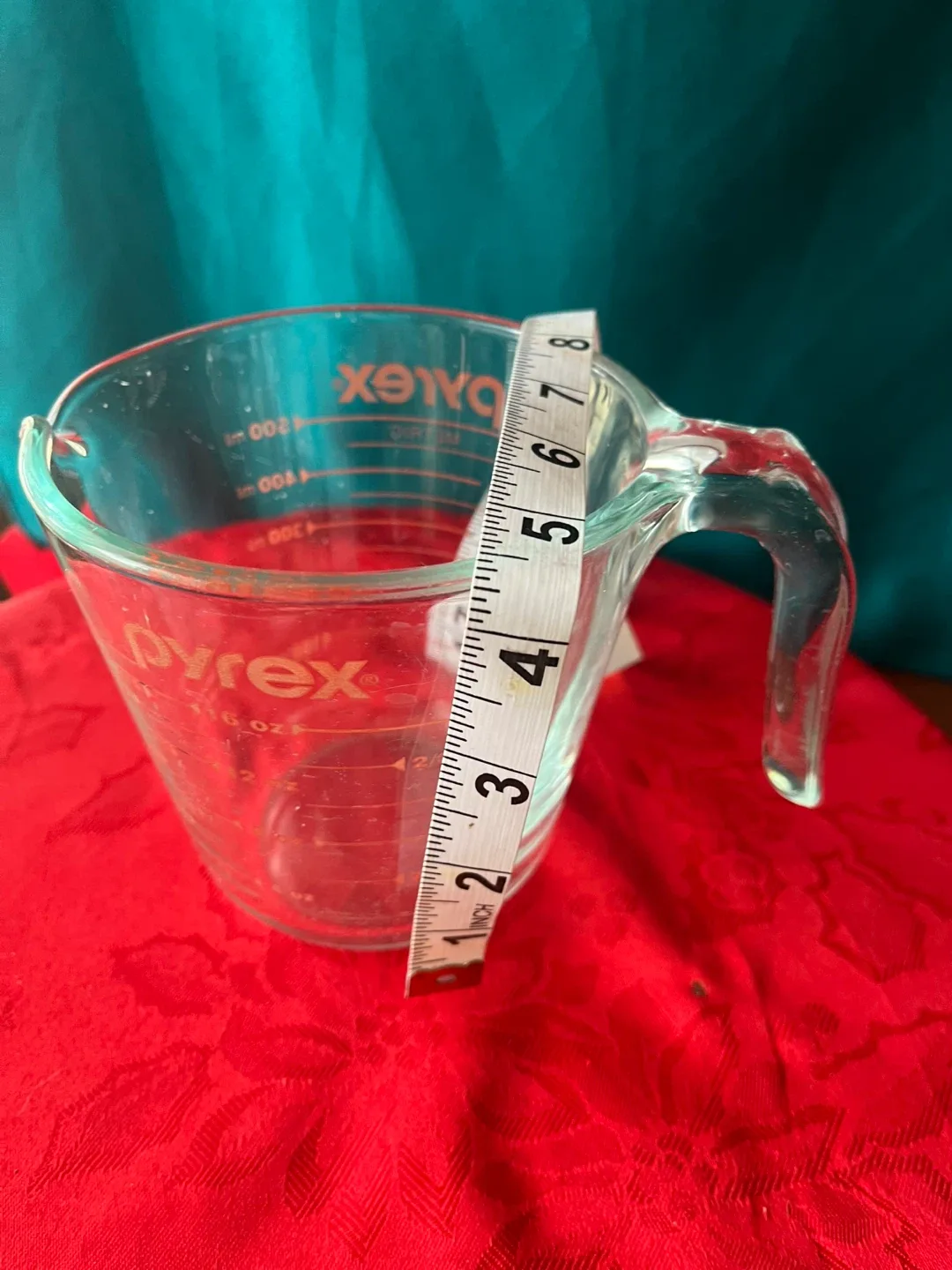 Vintage Pyrex Glass Measuring Cup - 2 Cup image indicator(4)