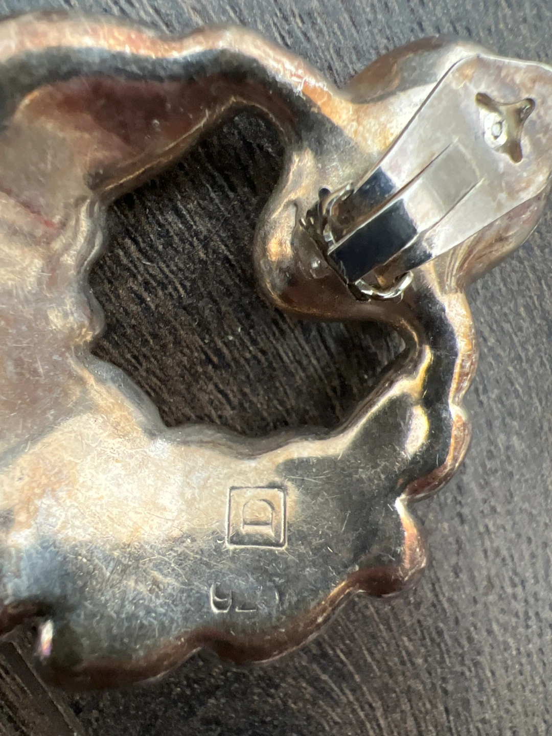 Vintage Sterling Silver Clip-on Earrings - photo 2