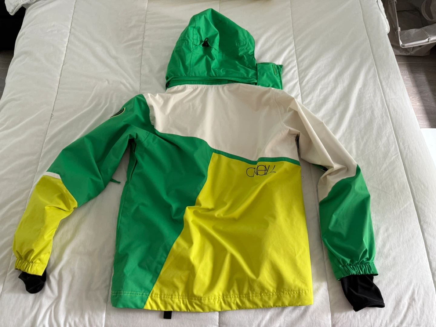 O'Neill Snow Jacket - Green, Yellow, White size M - photo 3