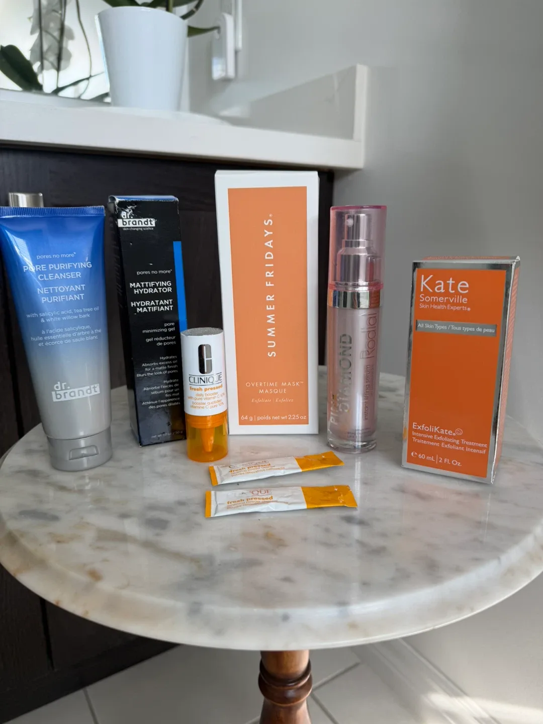 Skincare Bundle: Clinique, Summer Fridays, Dr. Brandt