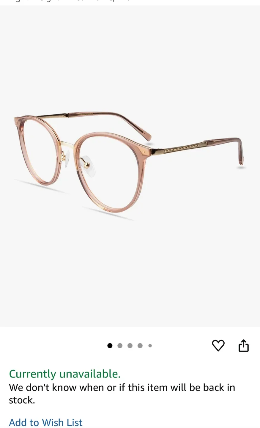 Stylish Eyeglasses - Rose Gold image indicator(3)