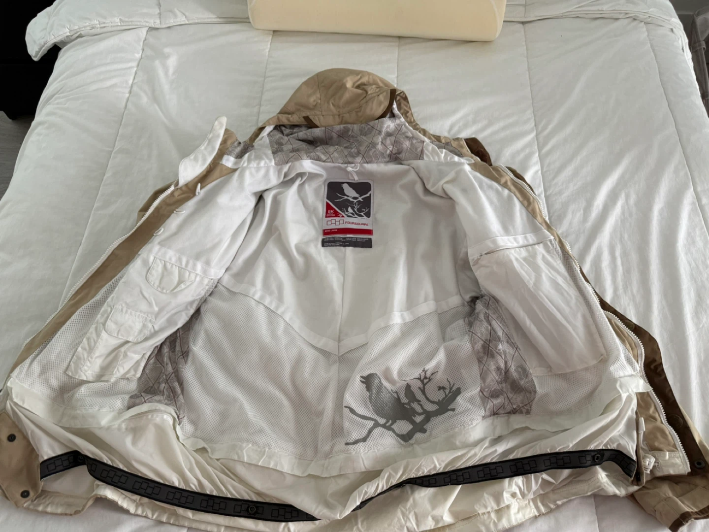 Foursquare Tan & Brown Ski Jacket size L - photo 2