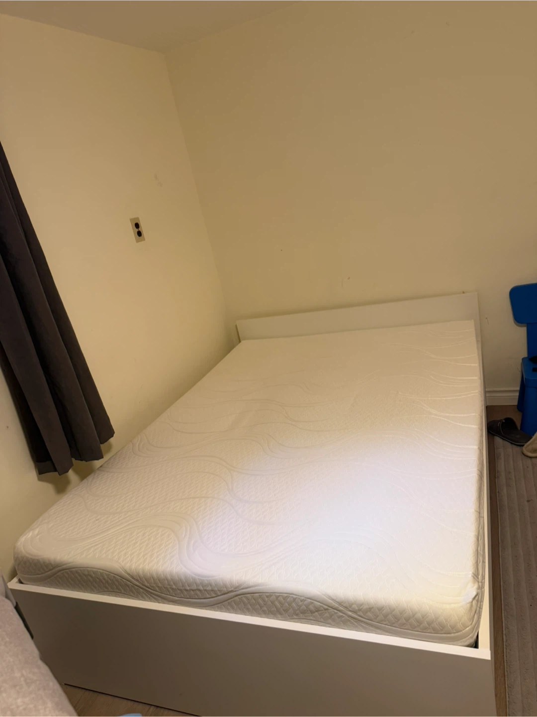 IKEA bed frame and mattress (double)