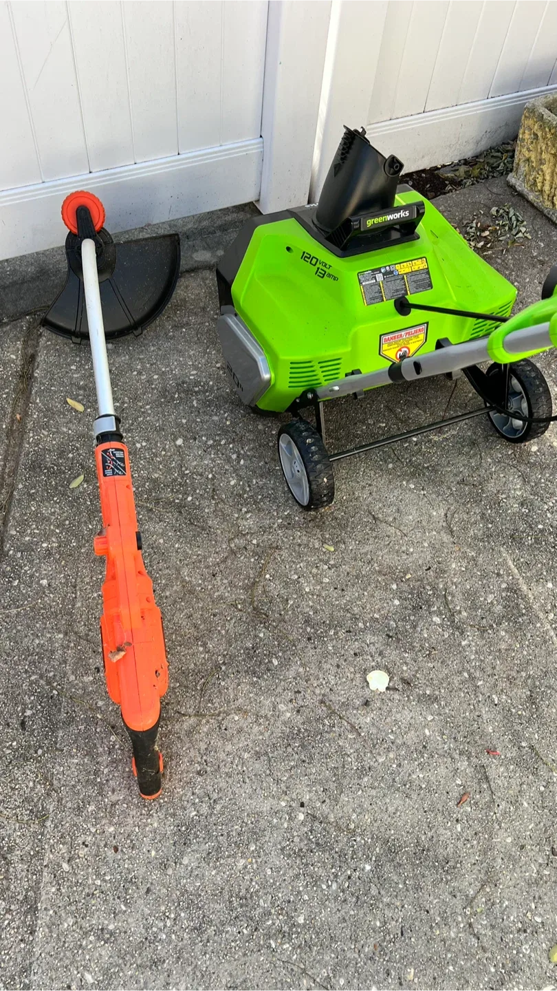 Lawn mower, electric snow blower, weed eater image indicator(2)