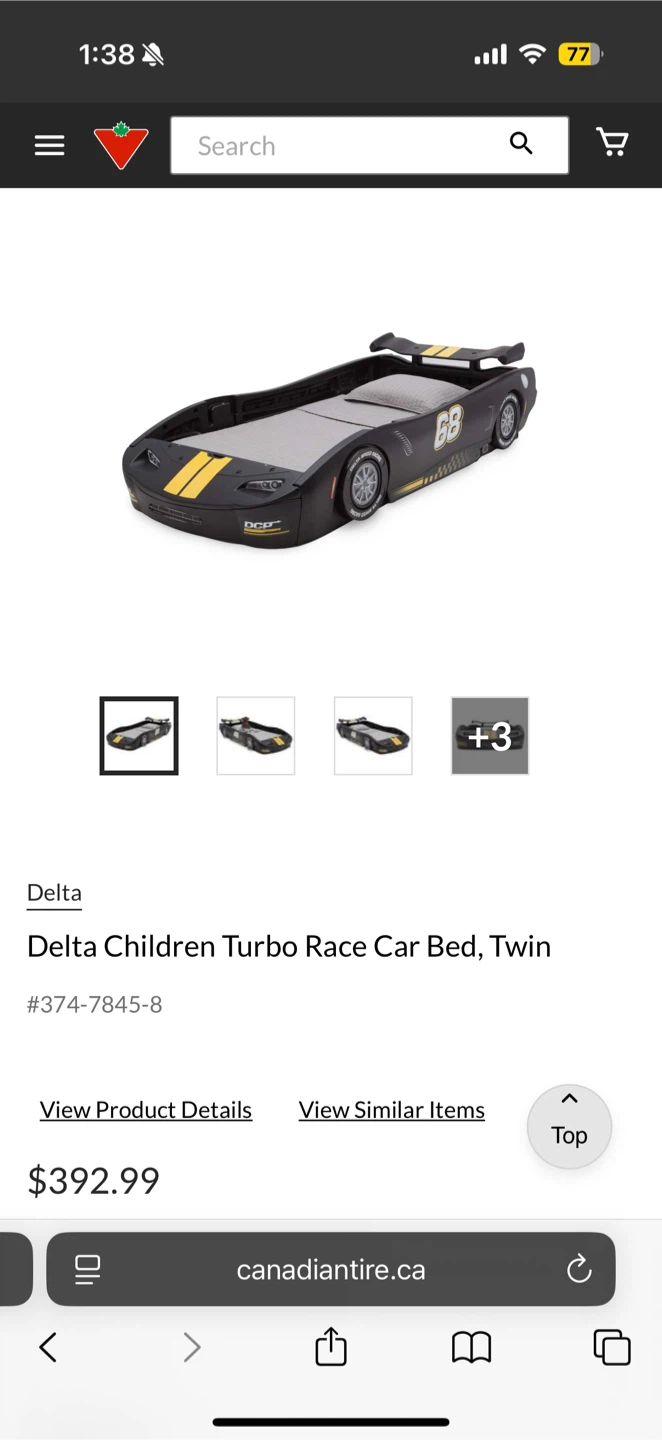 Twin Bed + Box - Delta Children Turbo Race Car Kids - photo 4