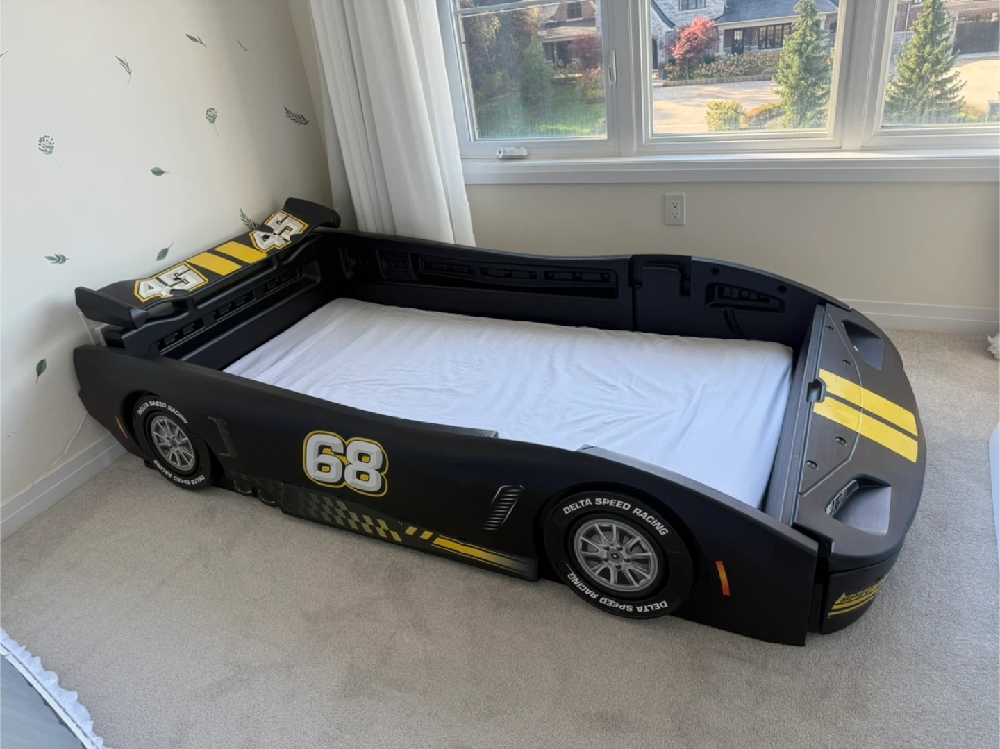 Twin Bed + Box - Delta Children Turbo Race Car Kids - photo 2