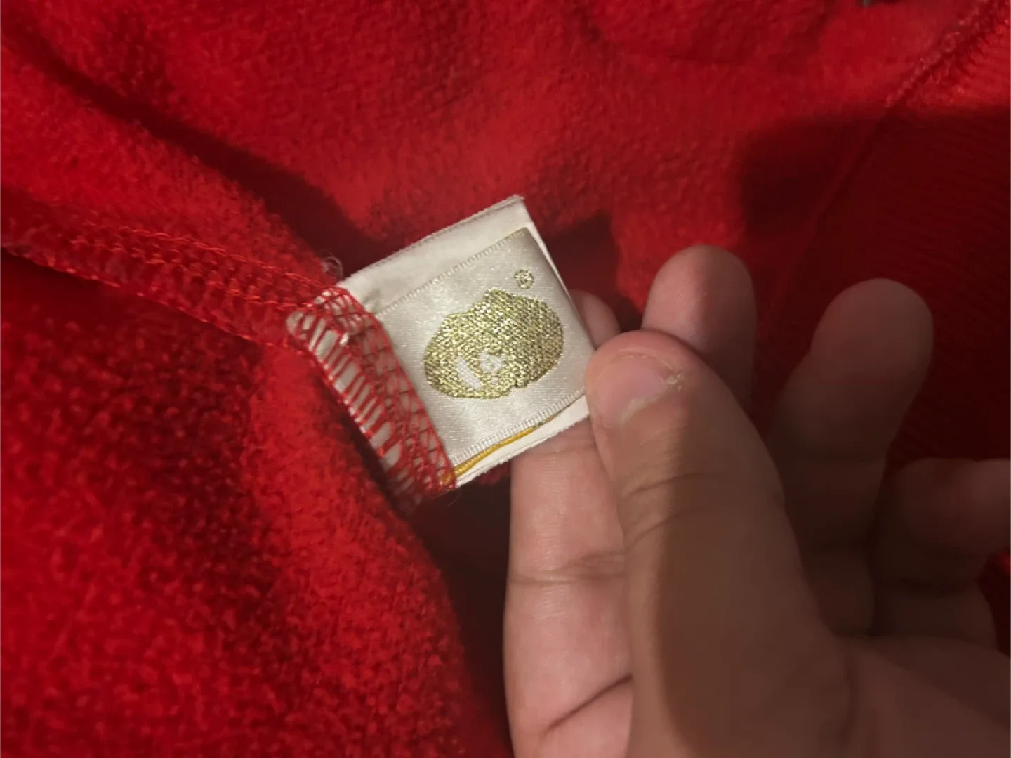 A Bathing Ape (BAPE) Red Camo Hoodie - Size S image indicator(3)