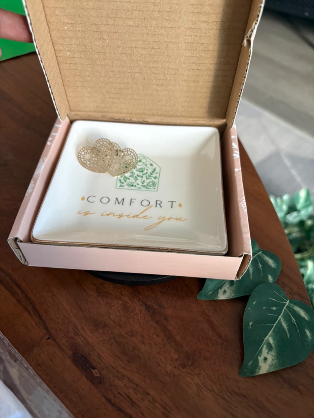 Ceramic Trinket Dish - New in Box!