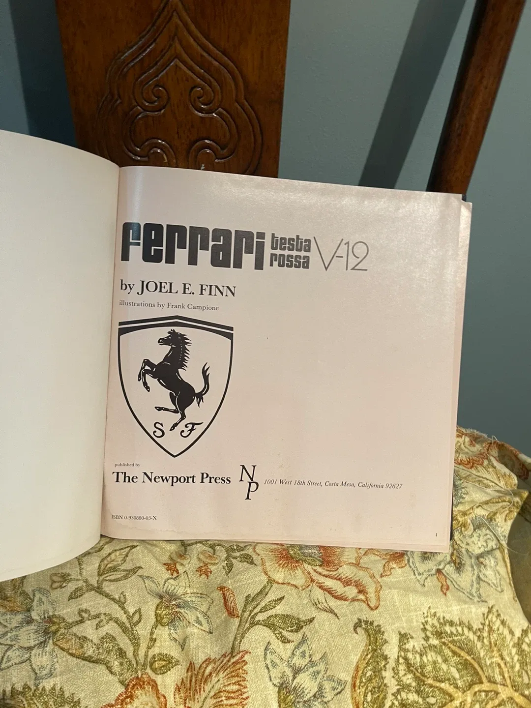 Ferrari Testa Rossa V-12 by Joel E. Finn image indicator(4)