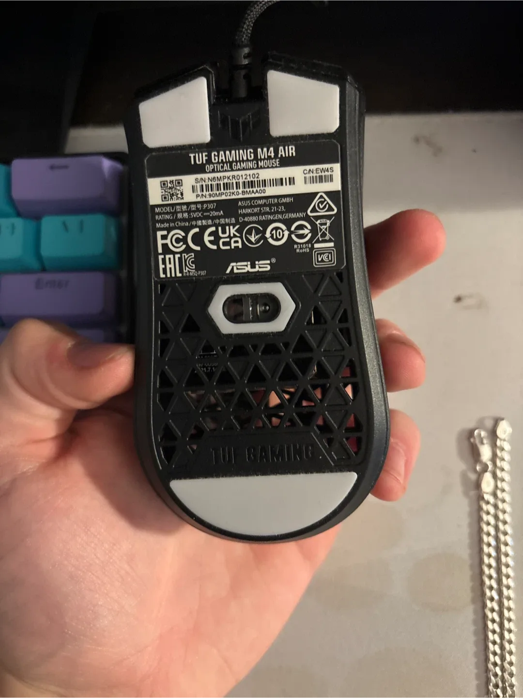 Custom 60% Mechanical Keyboard + ASUS TUF Gaming M4 Air Mouse image indicator(3)