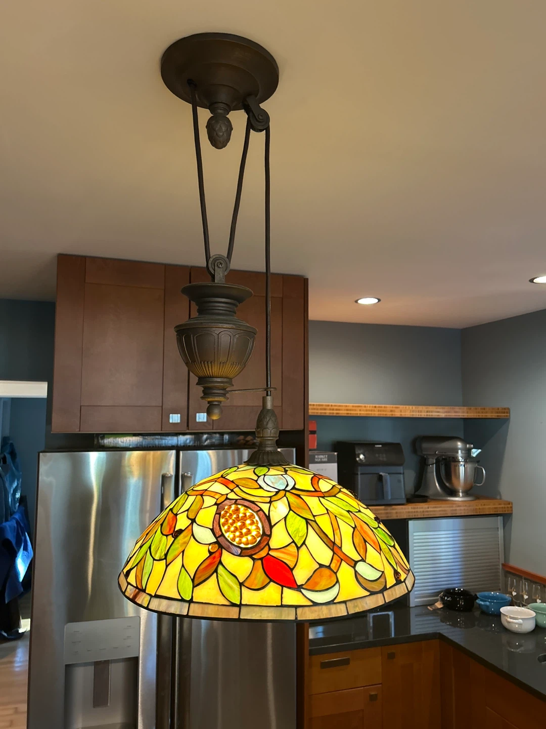 Stained Glass Pendant Lamp
