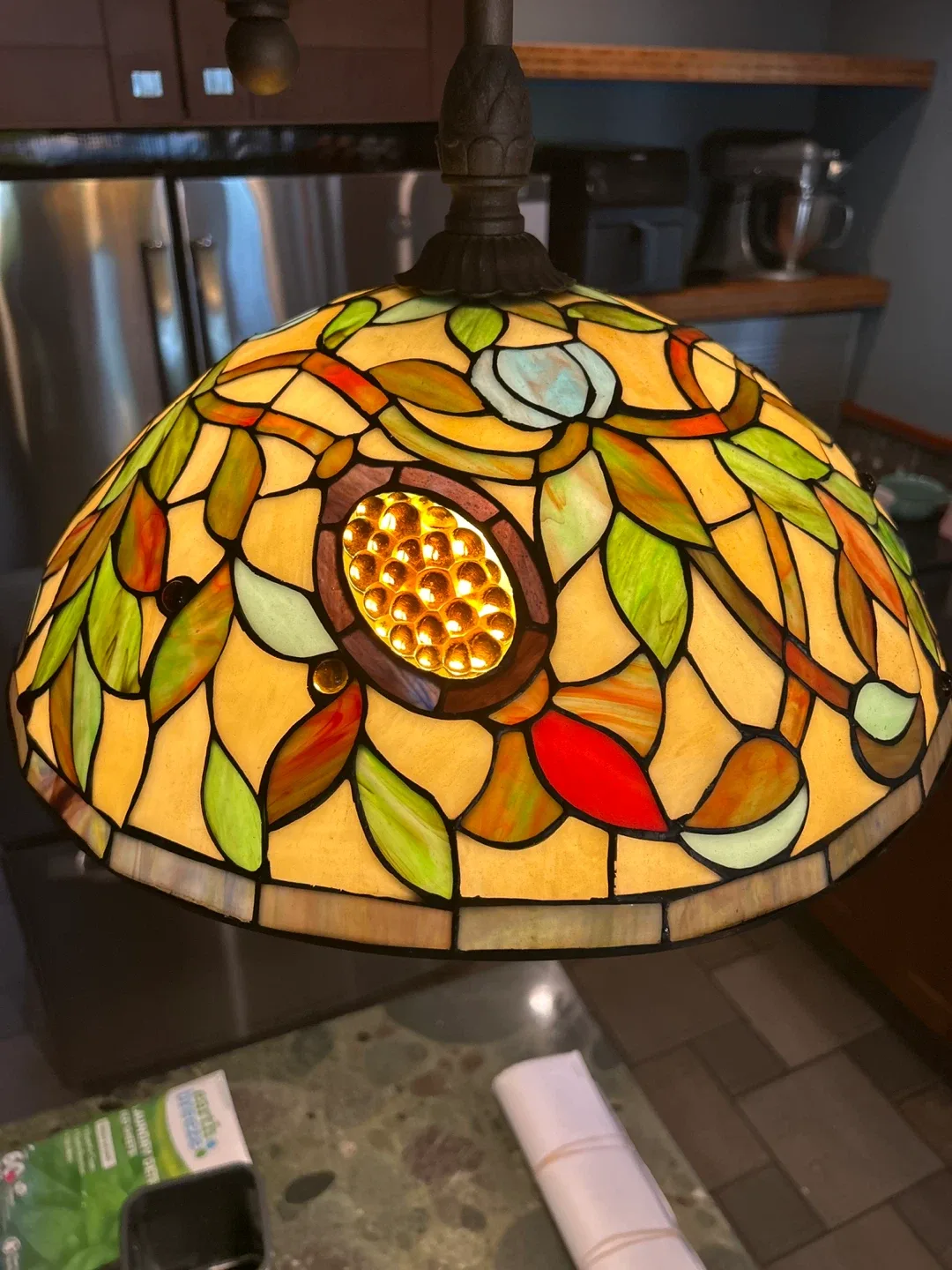 Stained Glass Pendant Lamp image indicator(2)