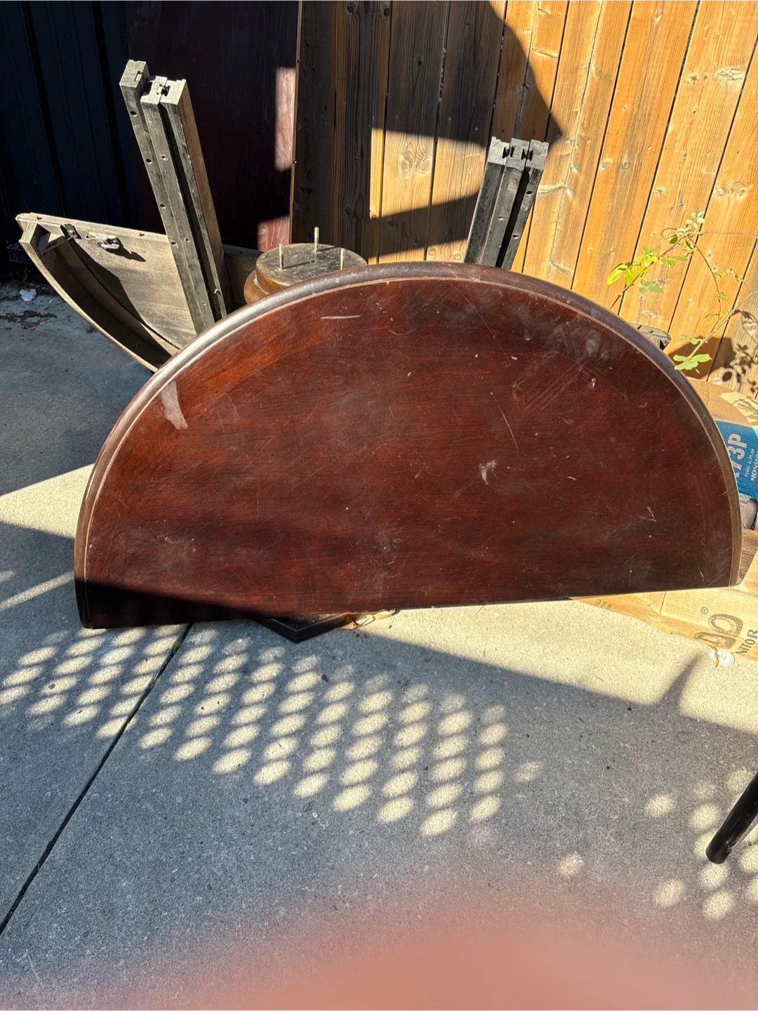 Wooden Table Top and Legs image indicator(3)