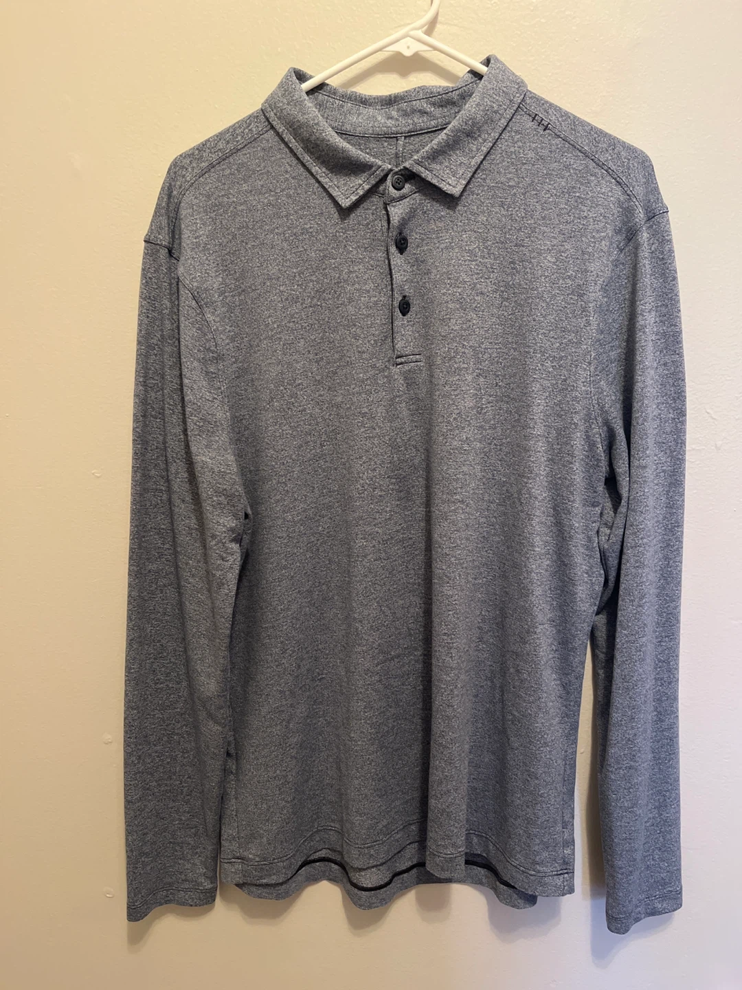Lululemon Blue Long Sleeve Polo Shirt