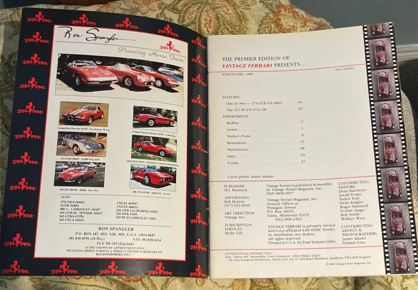 Vintage Ferrari Magazine - Issue Number One image indicator(3)