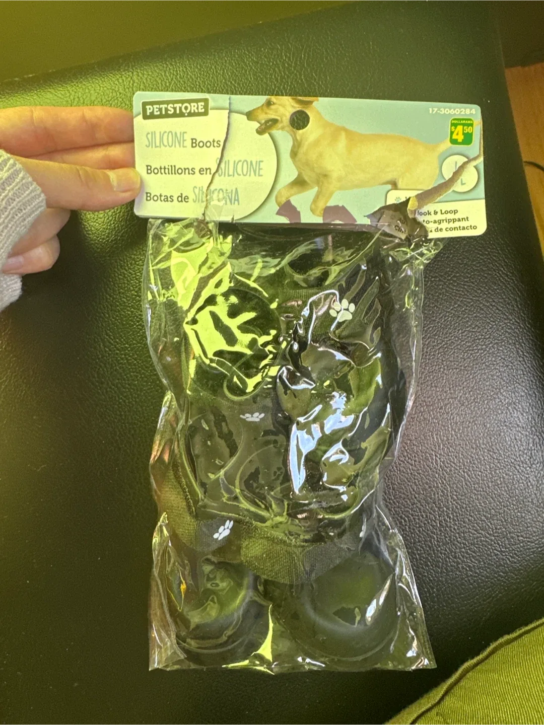 Dog Boots - L - Black thumbnail