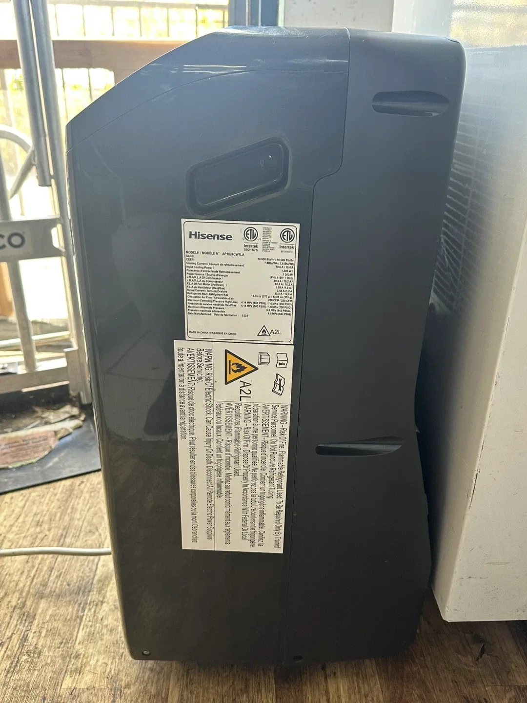 Hisense AP10DCH1W Portable Air Conditioner image indicator(2)