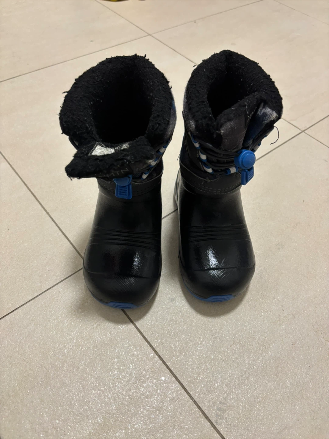 Kids' Black Winter Boots - Size 10 - photo 2