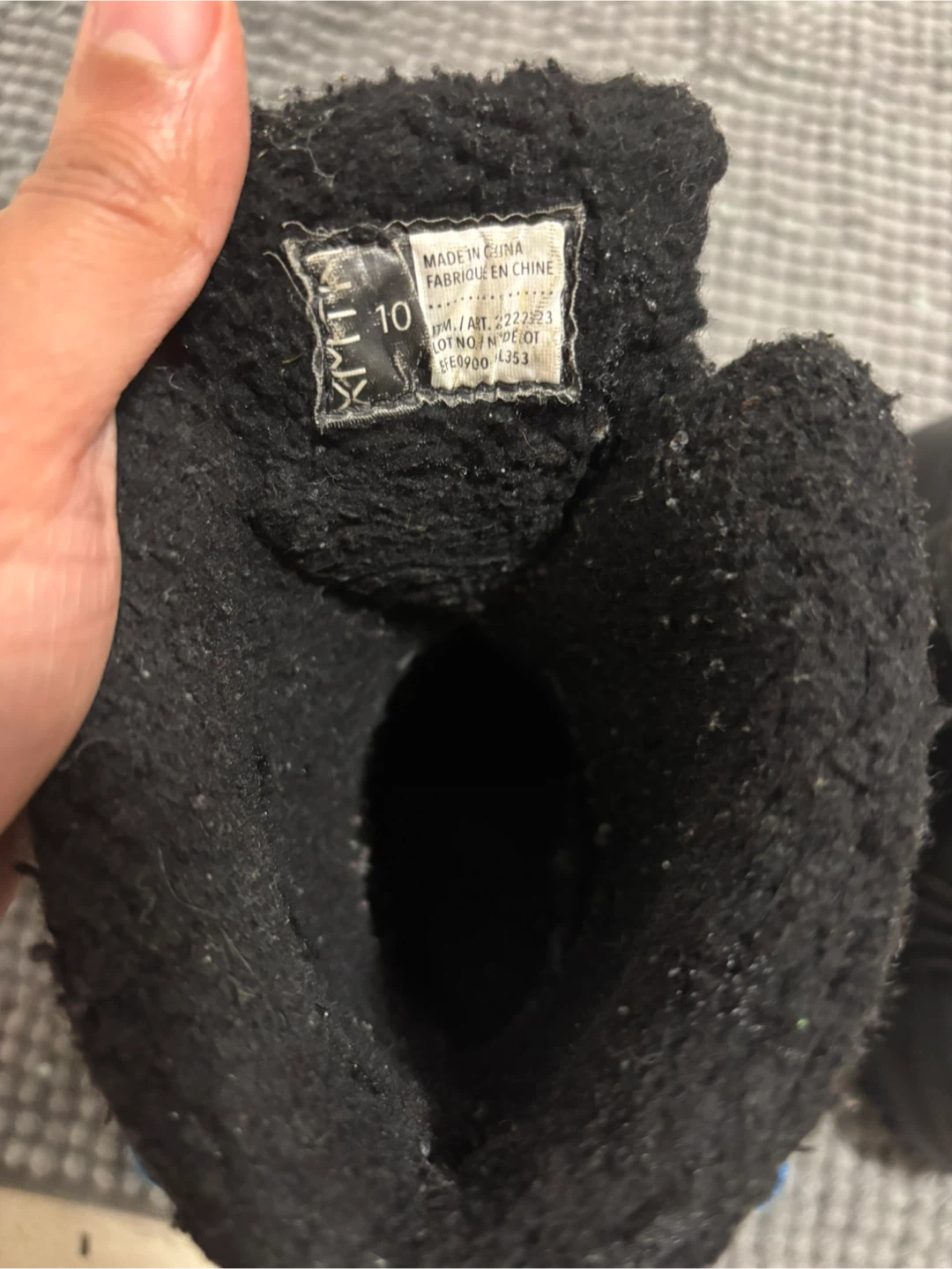 Kids' Black Winter Boots - Size 10 - photo 3