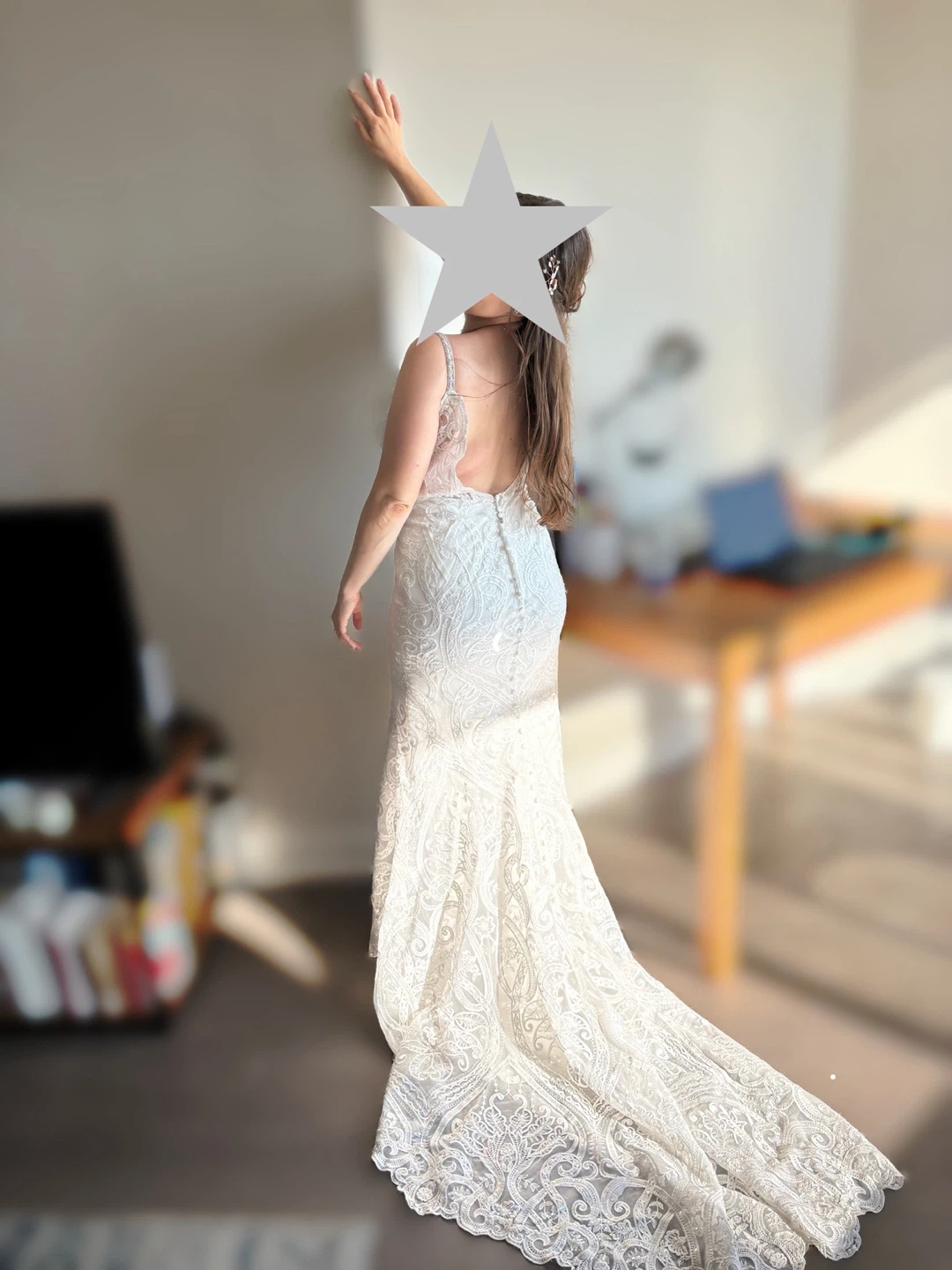 Allure Bridal Wedding Dress - Lace, Mermaid Style - photo 5