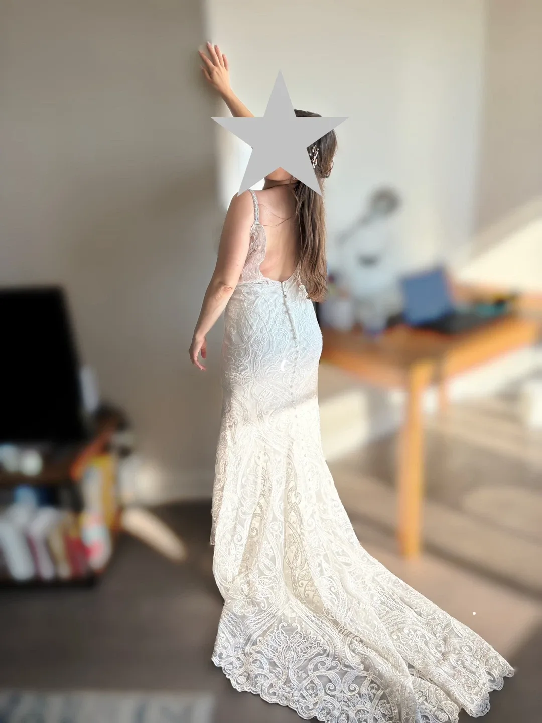 Allure Bridal Wedding Dress - Lace, Mermaid Style image indicator(5)