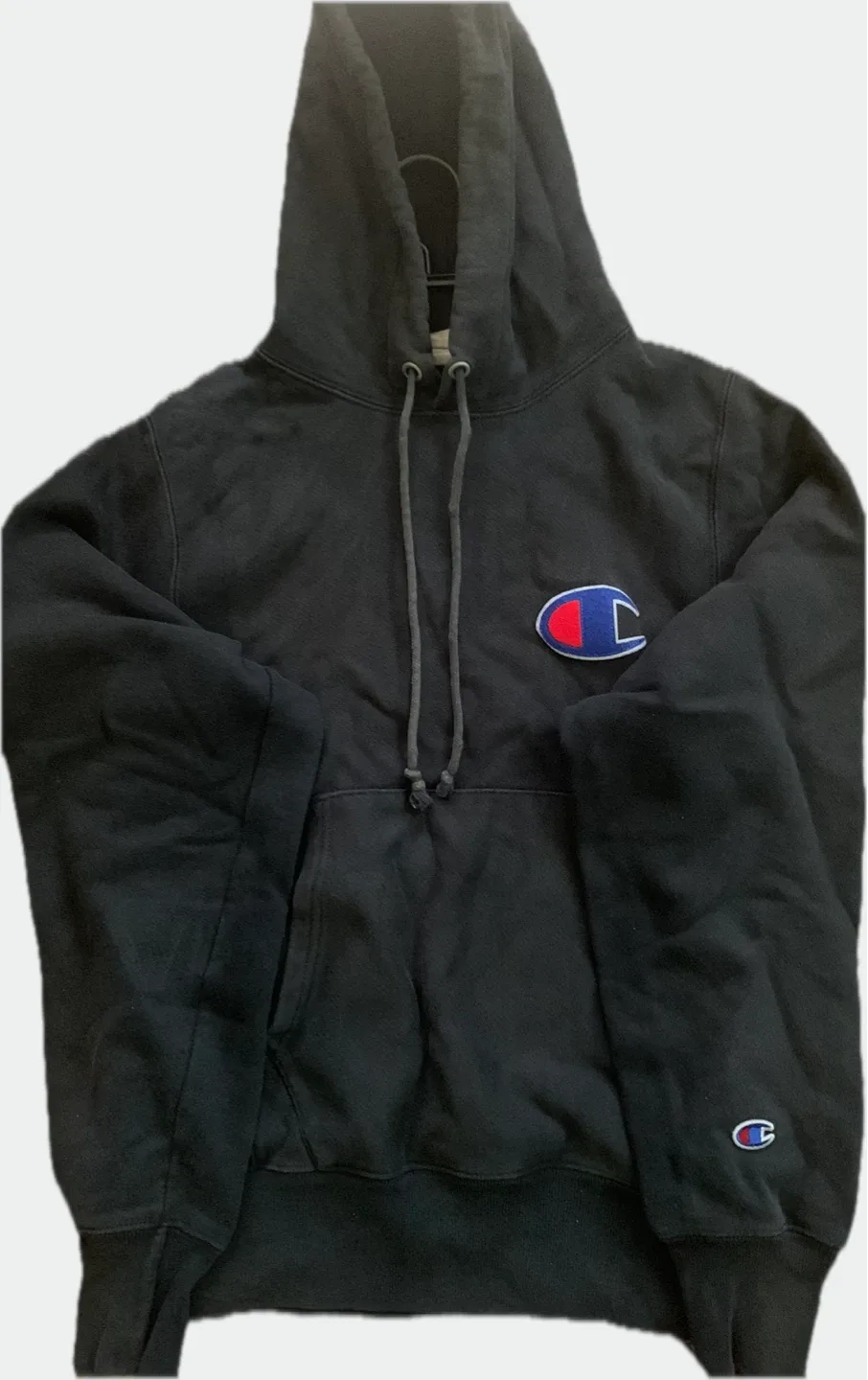 Champion Reverse Weave Black Hoodie