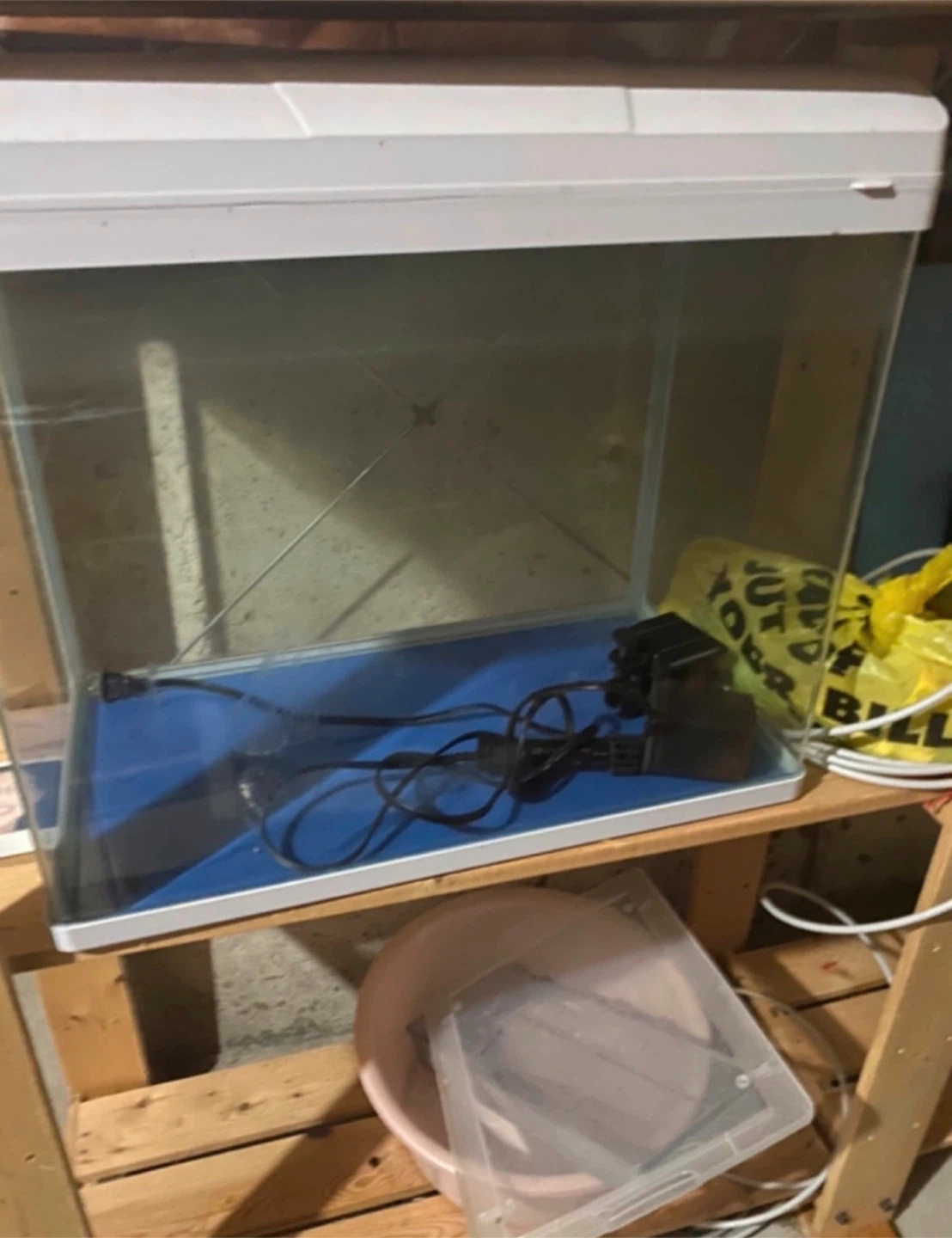 Aquarium with Gravel & Accessories
