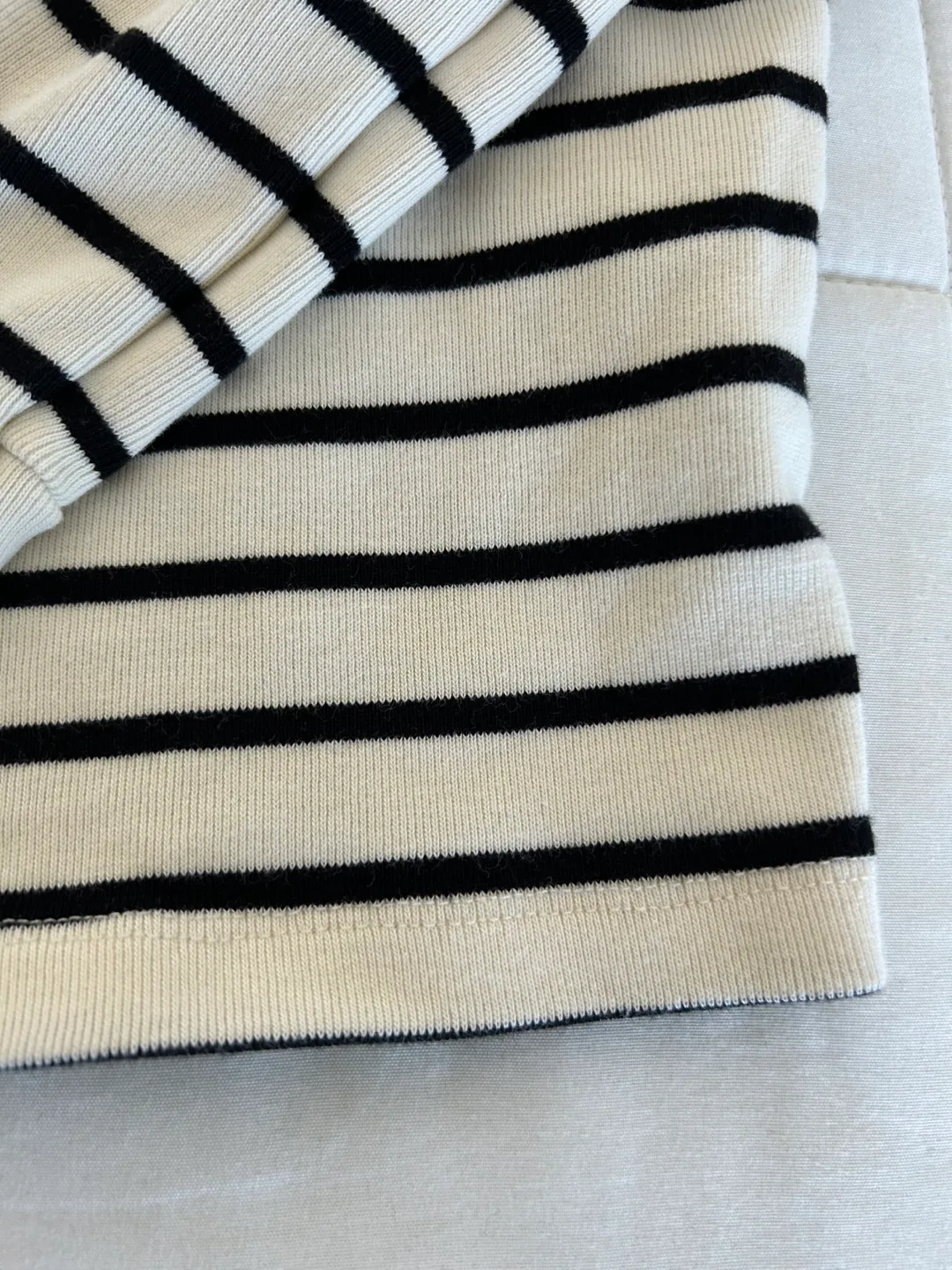 Striped Mock Neck Long Sleeve Top image indicator(5)