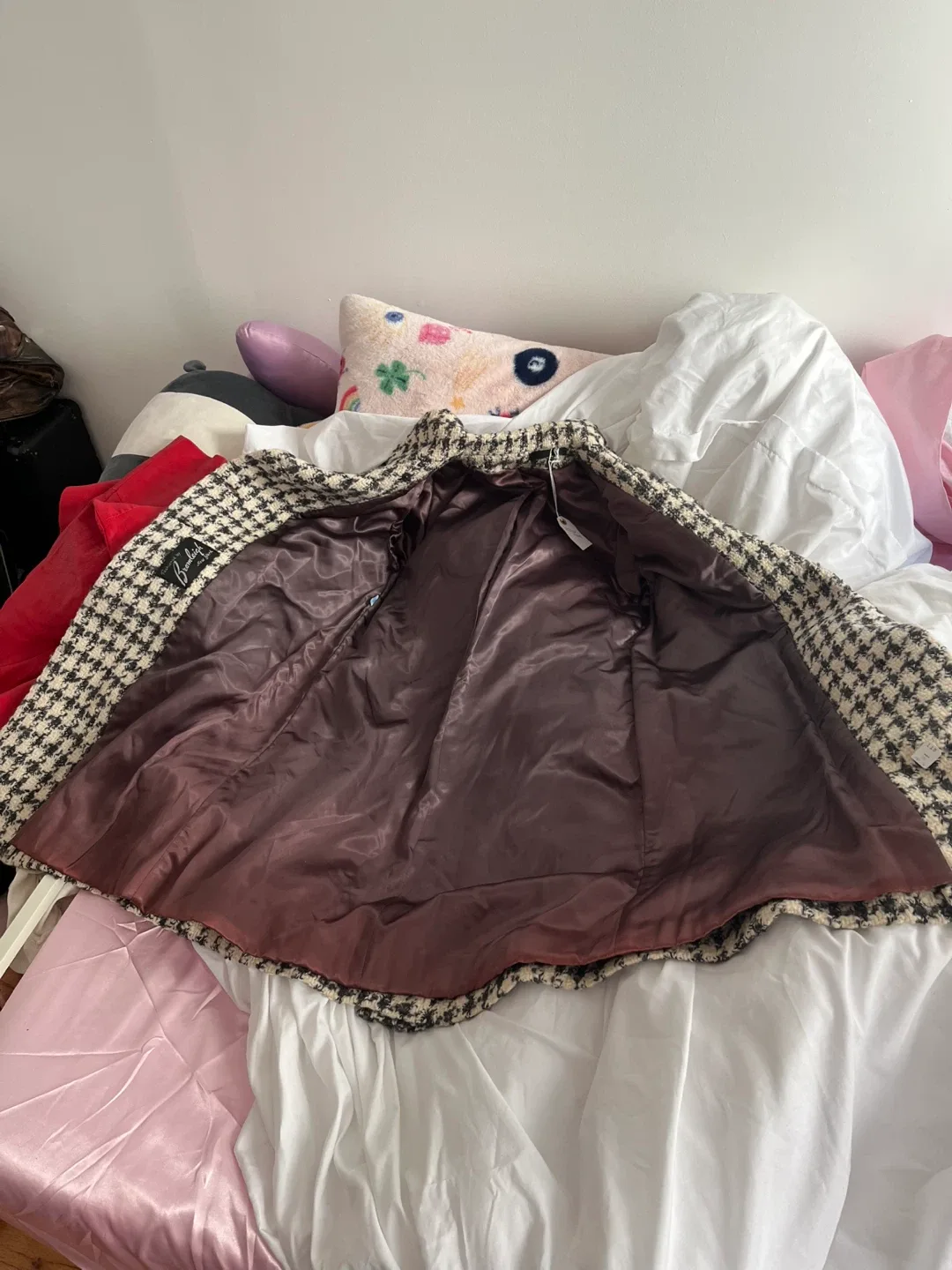 Vintage Bromleigh New York Houndstooth Coat image indicator(4)