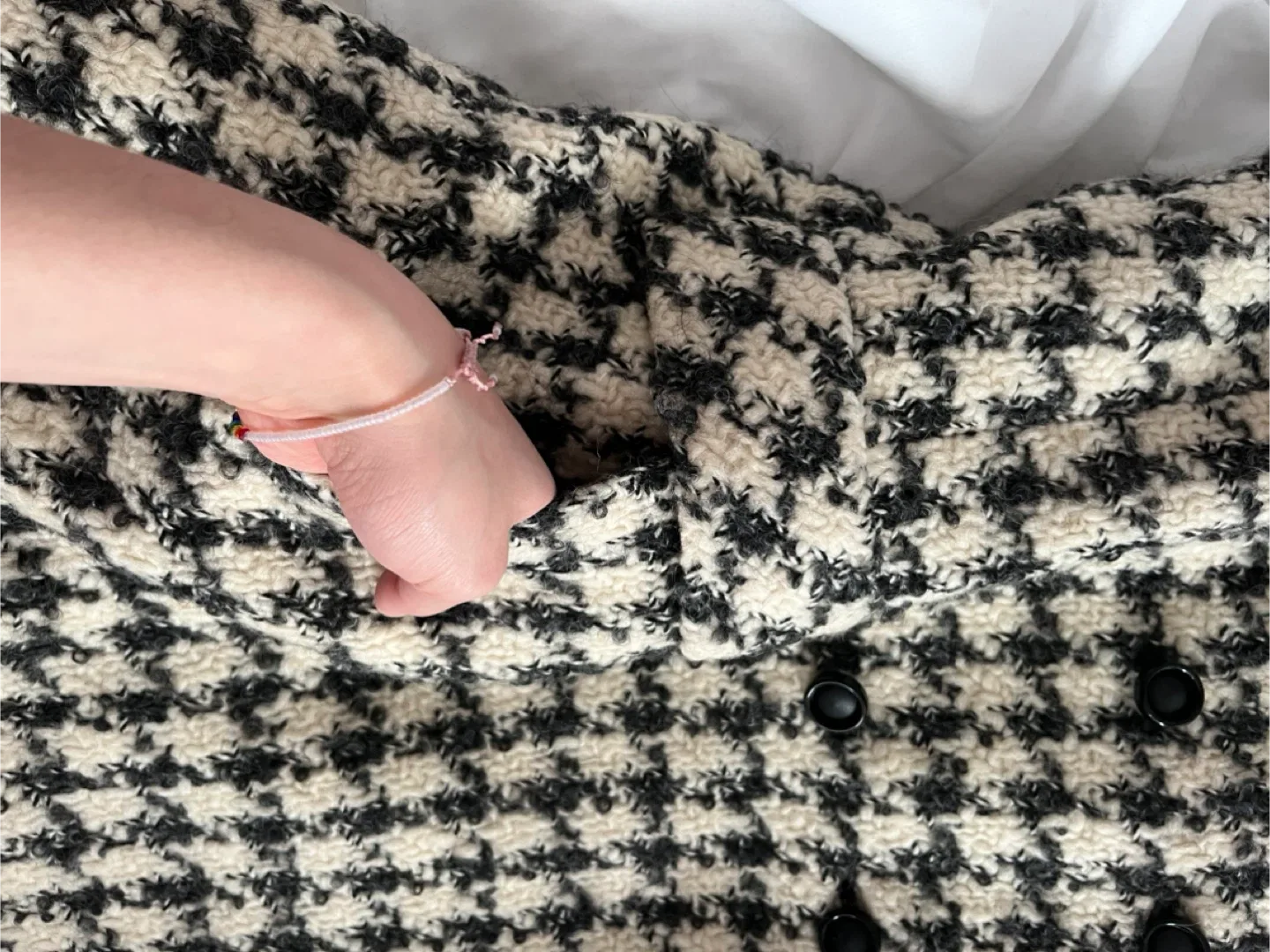 Vintage Bromleigh New York Houndstooth Coat image indicator(10)