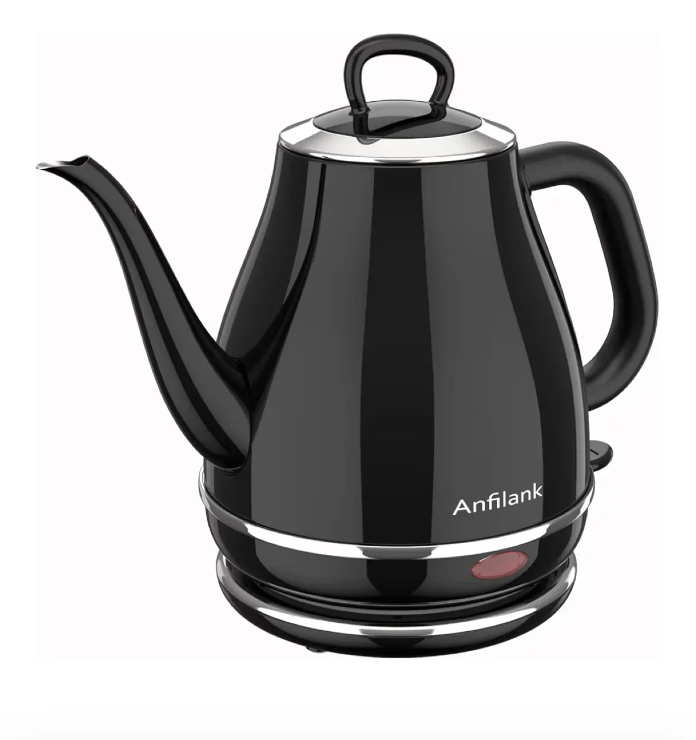 Anfilank 1.0L Coffee and Tea Kettle - Black image indicator(2)