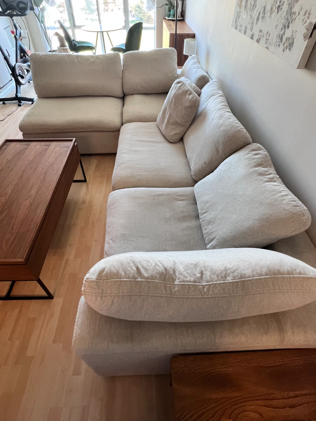 Structube Soft Beige Modular Sectional Sofa - photo 2