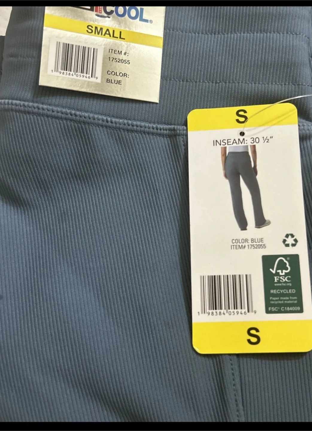 32 Degrees Cool Blue Pants - Size Small