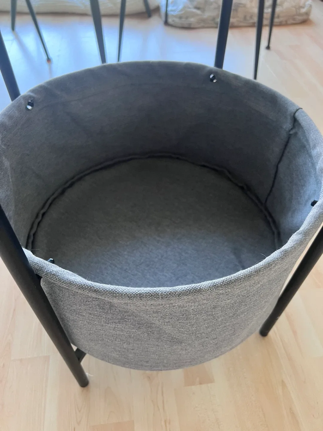 Structube Malak Round Side Table with Storage Basket image indicator(4)