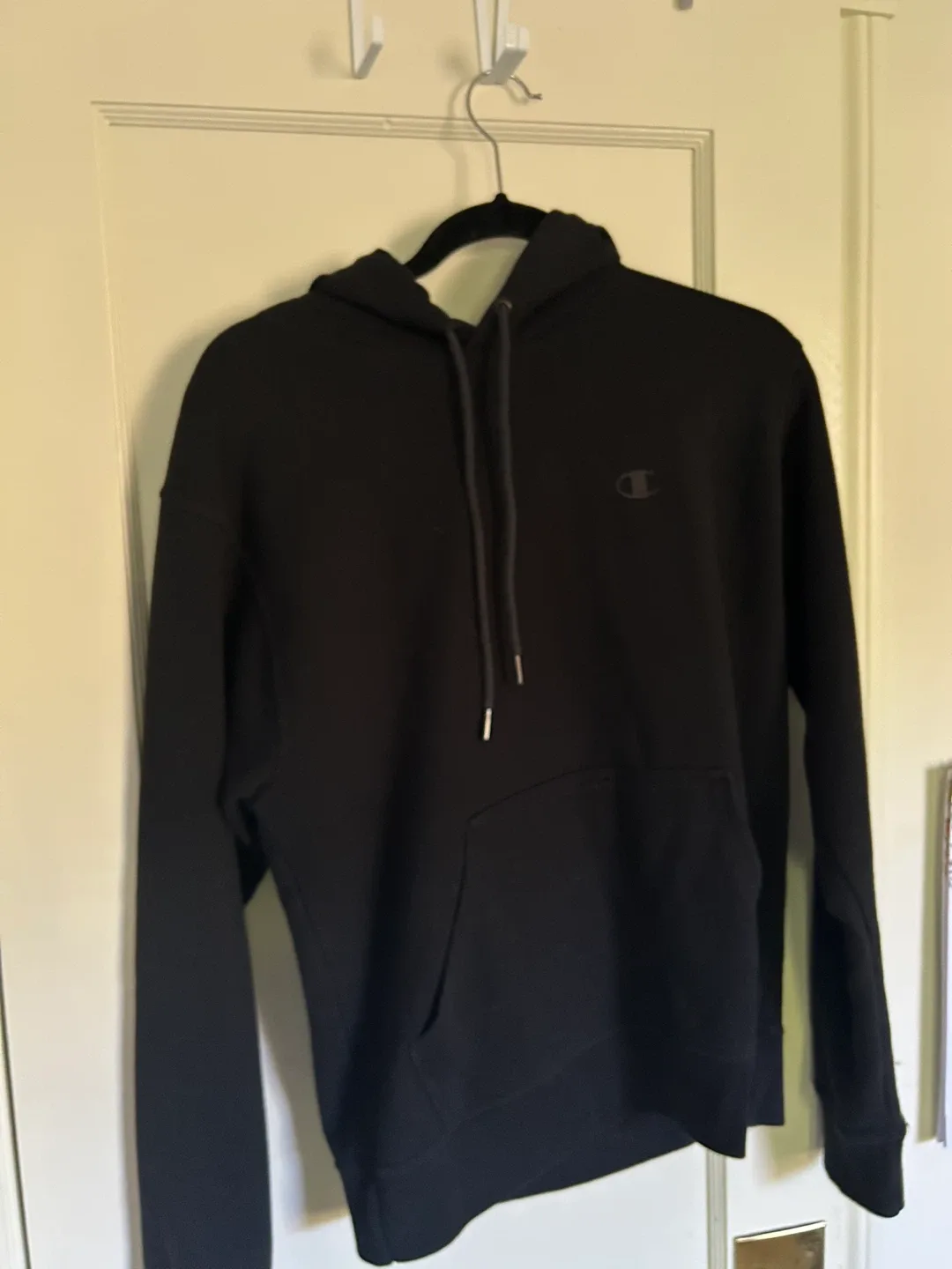 Champion Black Hoodie - Size Small